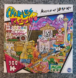 NEU Charles Fazzino WILLKOMMEN IN FABELHAFTEN LAS VEGAS 300-teiliges Puzzle 3D-Pop-Art - Bild 1 von 6
