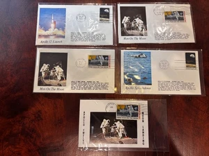 Apollo 12 Unknown 5 Covers Nov 1969 Mission Florida & Texas !! - Picture 1 of 1