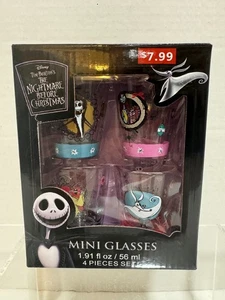 Tim Burton's The Nightmare Before Christmas Halloween Mini Shot Glasses Set of 4 - Picture 1 of 8