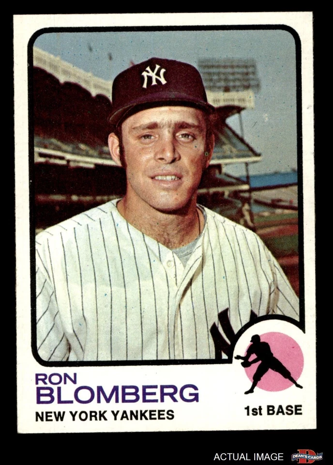 1973 Topps #462 Ron Blomberg Yankees 8 - NM/MT - Image 1 of 1