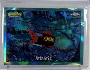 Atlantis 2025 Topps Cromo Bob Esponja Aqua Lava Refractor/199 - Imagen 1 de 2