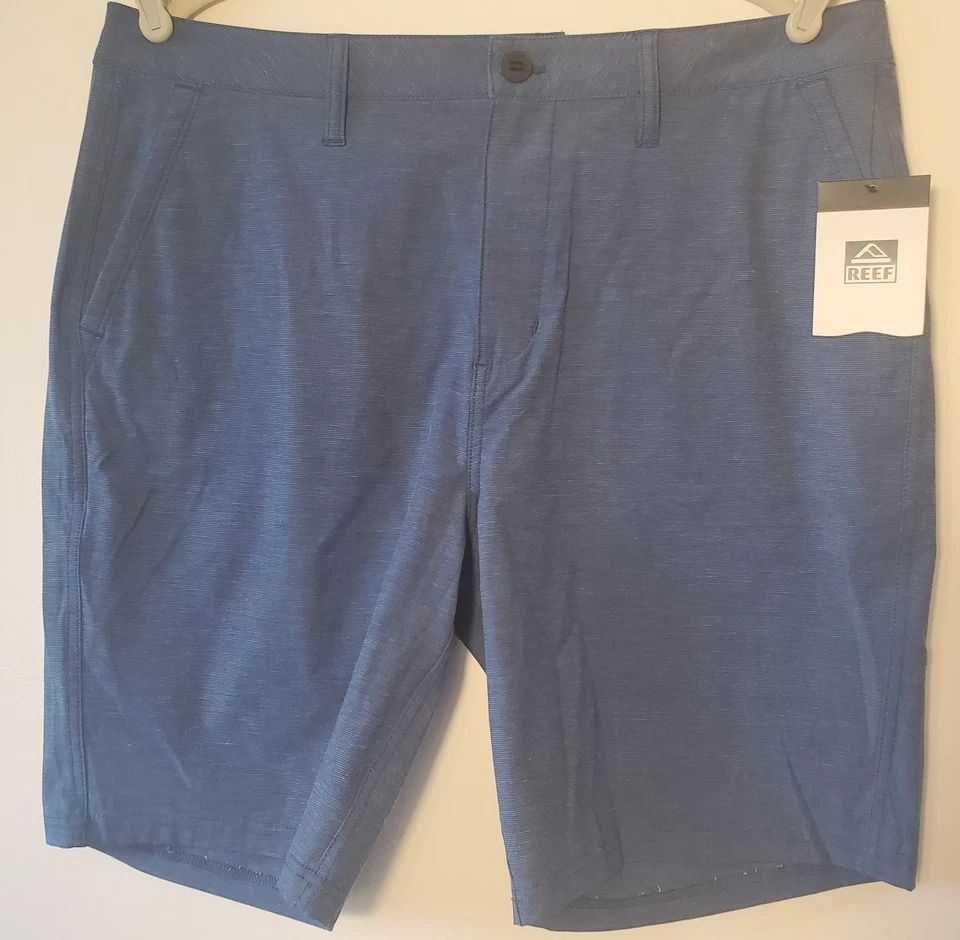 Pantalones Cortos Híbridos REEF DANTE WALK SHORT Gris Talla 34 Ligeros Secado Rápido Foto 1 de 4