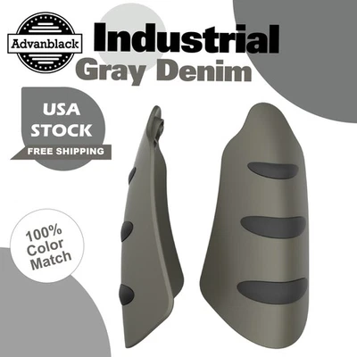 Industrial Gray Denim Hand Guard Fits for Harley Davidson Touring & Softails - Изображение 1 из 4