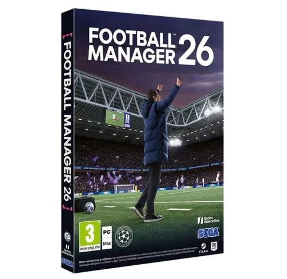 Football Manager 2026 Pc/Mac + Editor Fm26 - Immagine 1 di 1