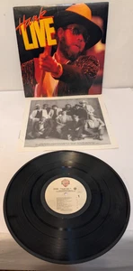 Hank Williams Jr : Hank Live LP 1987 Warner Bros Records 9-25538 VG+ VTG Vinyl + - Picture 1 of 14