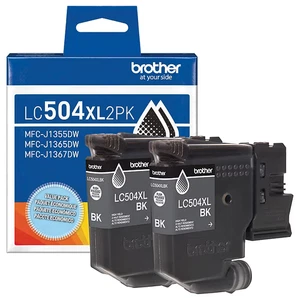 Original Brother LC504XL Tintenpatronen hohe Reichweite Schwarz Cyan Magenta Gelb NEU - Bild 1 von 27