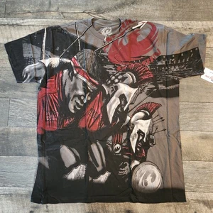 Rugby T-Shirt Tee Herren 2XL Crazy Wild AOP Limited Double Sided American USA Neu - Bild 1 von 11