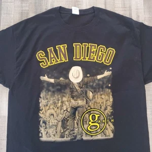 GARTH BROOKS  Stadium Tour Sand Diego T SHIRT Mens  XL Two Sided Black - Picture 1 of 9