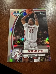 Derrion Reid 2024-25 Bowman Chrome U 1st Prospect Refractor #20 Alabama - Picture 1 of 2