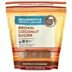 Brown Coconut Sugar, 2 lbs (907 g) - Picture 1 of 2