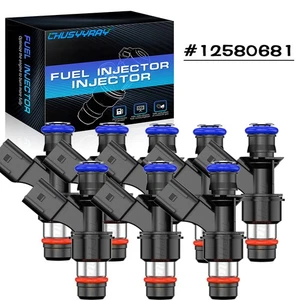 8Pcs Original Fuel Injectors For 99-07 Chevy Silverado GMC 4.8/5.3/6.0L 12580681 - Picture 1 of 11