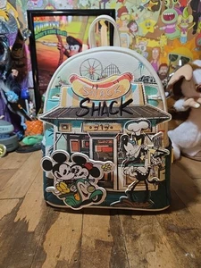 Mini zaino Loungefly Disney Topolino e Amici negozio snack - esclusivo - Foto 1 di 5