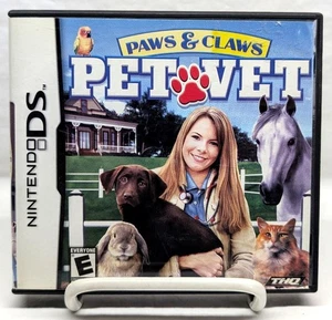 Paws & Claws: Pet Vet (Nintendo DS, 2007) Completo - Imagen 1 de 3