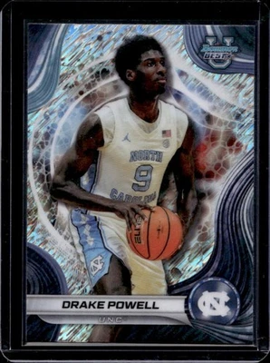 2024-25 Bowman's Best U Drake Powell Shimmer Refractor #97 Tar Heels - image 1 of 2
