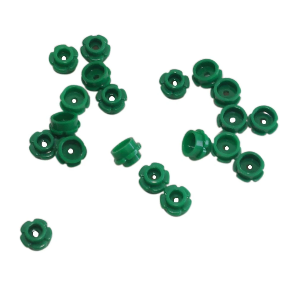 20 NEUE LEGO Plate, Round 1 x 1 with Flower Edge (5 Petals) GrÃ¼n - Bild 1 von 1