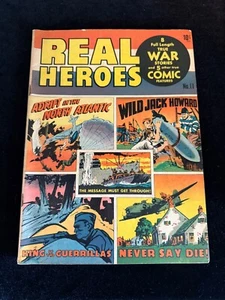 Real Heroes Comic #11 8 True War Stories Wild Jack Howard Never Say Die VG/VG+ - Picture 1 of 4