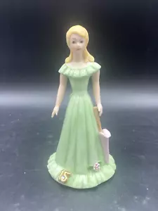 1982 Growing Up Birthday Girls 15 YEARS OLD Blonde Hair Enesco - Picture 1 of 8
