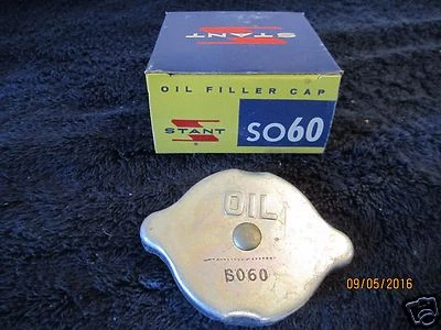 Stant SO 60  Oil Cap S Logo Chevrolet Corvair Ford Truck MG Triumph - Image 1 of 4