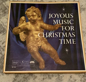 Joyous Music For Christmas Time 4 LP Holiday Box Set Record 12" Vinyl Collection - Picture 1 of 3