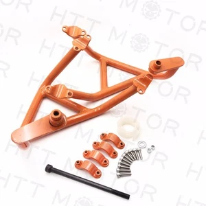 For 2013-2016 KTM Duke 690 Engine Bumper Guard Crash Bars Frame Protector Orange - Bild 1 von 10