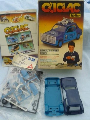 HELLER MAQUETTE VOITURE RENAULT R5 TURBO POLICE # 2021 CLICLAC ANCIEN VINTAGE - Photo 1/4
