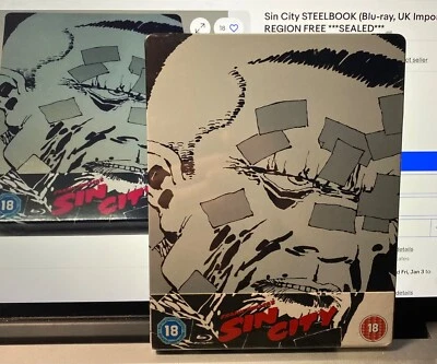 *MINT NEW* SIN CITY STEELBOOK  (UK Import) REGION FREE ***SEALED*** - Image 1 of 4