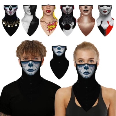 3D Clown Balaclava Cycling Biker Neck Tube Scarf Snood Face Mask Warmer Bandana - Image 1 of 4