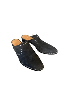 Joie Fayla Women’s Black Lambskin Studded Mules Size 36.5 - Picture 1 of 8
