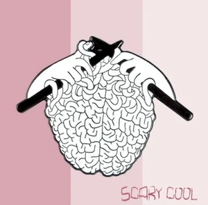  New Brain Knitting Needles Gothic Punk Brooch Retro Pin  - Picture 1 of 2