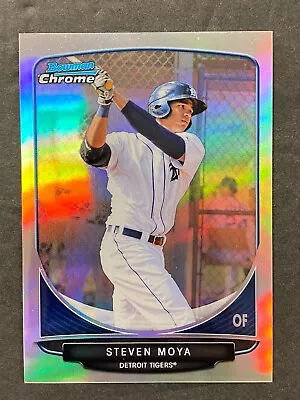 2011 TOPPS CHROME STEVEN MOYA CARD #BCP53 (312/500) NRMT-MINT RANGE - Image 1 of 2