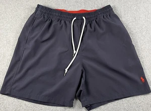 Polo Ralph Lauren Badeshorts Herren Large 6" Schrittlänge blau gefüttert Kordelzug Strand - Bild 1 von 12