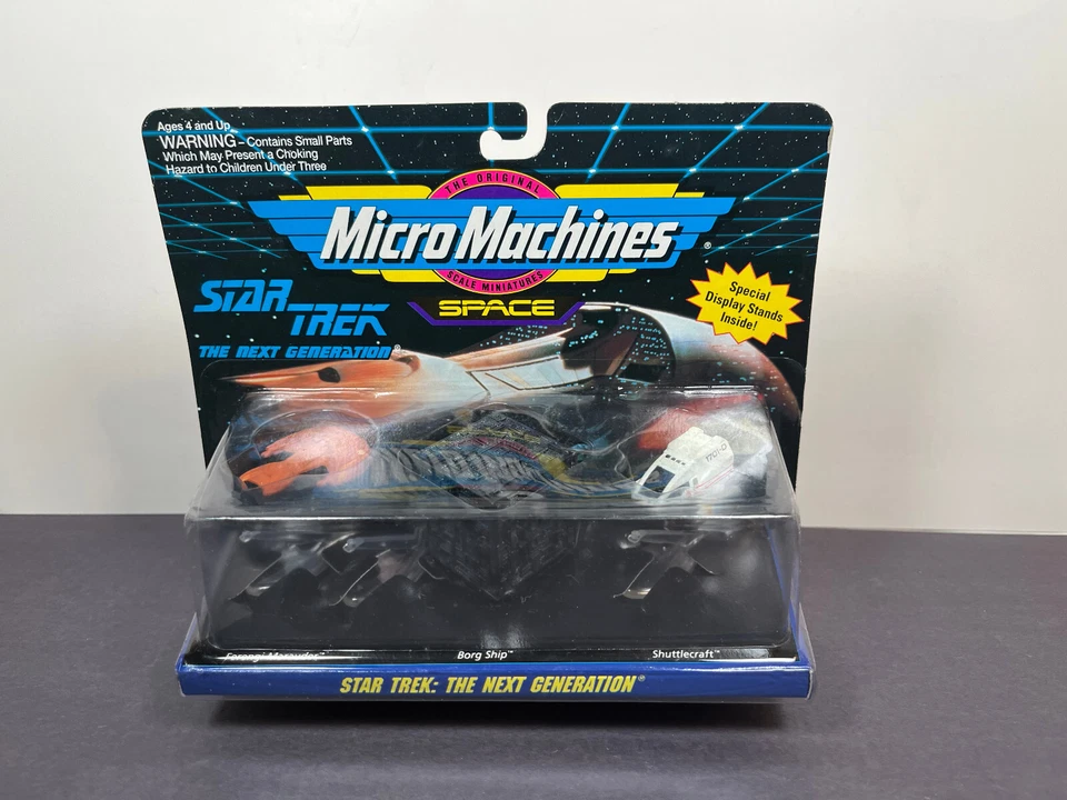 Набор кораблей Micro Machines Space STAR TREK THE NEXT GENERATION 1993 Galoob 65825 - Изображение 1 из 4