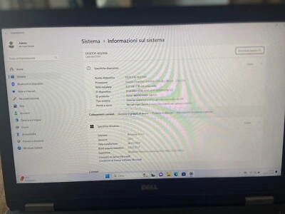 DELL LATITUDE 5570 i5-6300U Ram 8GB DDR4 15.6" NVMe 128 GB WINDOWS 11 PRO - Immagine 1 di 3