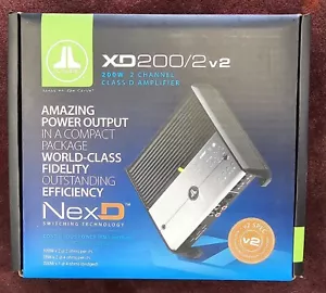 JL Audio XD200/2V2 (98600) 200 watt 2 Channel Amplifier * NEW IN OEM BOX *  - Picture 1 of 3