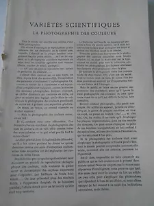 1905 La Photographie des couleurs - Picture 1 of 2