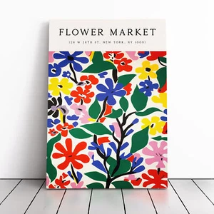 Quadro con cornice New York Flower Market n.3 mostra tela wall art stampa - Foto 1 di 5