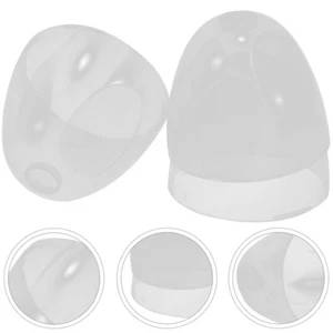 4 Pcs Versatile Baby Bottle Dome Caps Easy-to-Use Plastic Replacement Lids - Picture 1 of 12