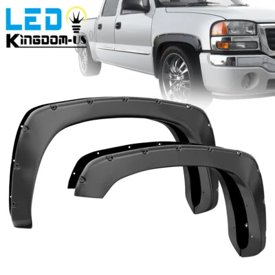 Fender Flares for 99-07 Chevy Silverado/GMC Sierra 1500 2500 3500HD Pocket Rivet - Image 1 of 4