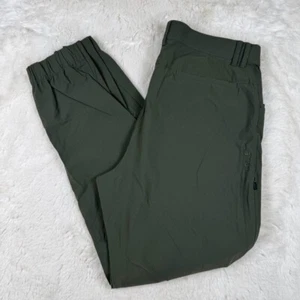 BYLT Ace Jogginghose Herren 33 Grün Performance Stretch Nylon Tapered Chino Golfhose - Bild 1 von 14