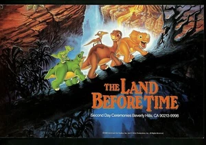 US FDC #2422-2425 Related 2nd Day Program 1989 Beverly Hills CA Dinosaurs - Picture 1 of 4