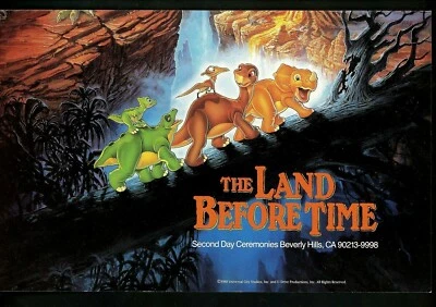 US FDC #2422-2425 Related 2nd Day Program 1989 Beverly Hills CA Dinosaurs - Image 1 of 4