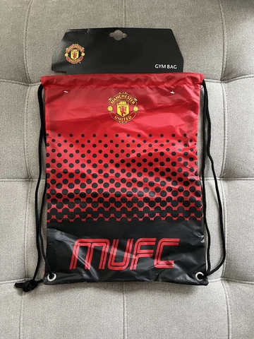 MANCHESTER UNITED FC MUFC FADE GYM BAG SCHOOL PE SWIMMING SPORT Cover