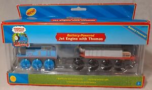 Thomas Wooden Railway Battery Powered Jet Engine with Thomas NEW 2004 RARE