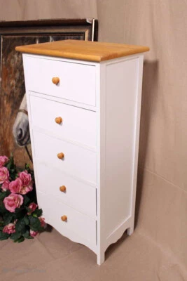 Shabby Chic Wunderschöner Schubladenschrank Küchenschrank Badschrank 4 Schublden - Bild 1 von 4