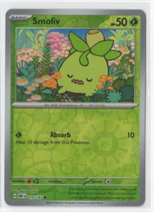 Pokemon Obsidian Flames 019/197 Smoliv Reverse Holo - Imagen 1 de 1