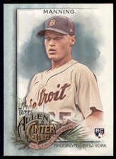Matt Manning 2022 Topps Allen & Ginter Rookie Silver Portrait Hot Box Foil Card