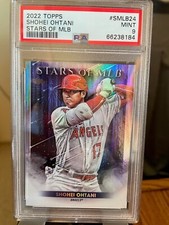 2022 Topps Series 2 Stars of MLB #SMLB24 Shohei Ohtani PSA9 Los Angeles Angels