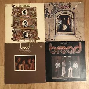 4x BREAD LP Collection VG Original Press Player Copies Soft Rock CLASSIC America - Picture 1 of 5