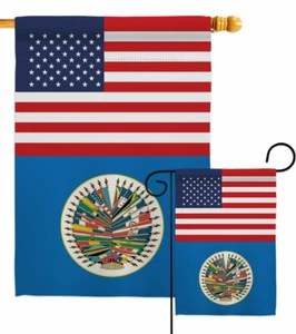 Organisation Amerikanischer Staaten Freundschaft Garten Flagge Verein Haus Banner - Bild 1 von 19