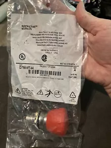 SPRECHER & SCHUH D7M-MT44PX03 Twist to Release 40mm Red Button Non-Keyed, NEW(SB - Picture 1 of 4